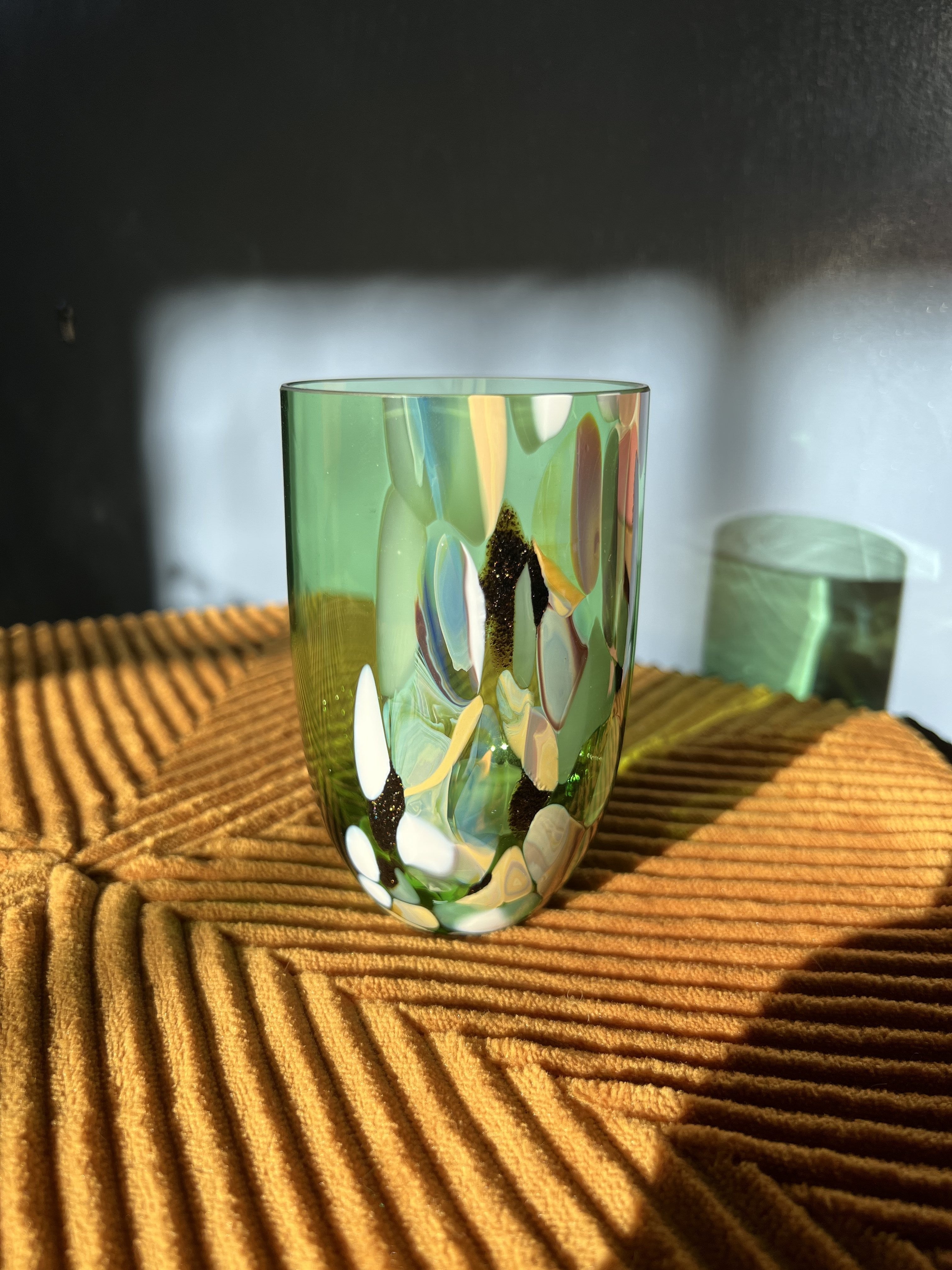Marble Tumbler glas - Pine Green